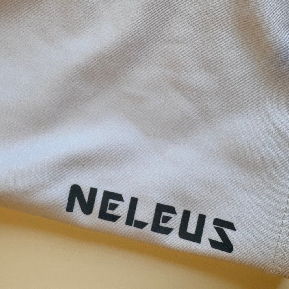 Men's White Athletic Shorts with Elastic Waist - Picture 6 of 6